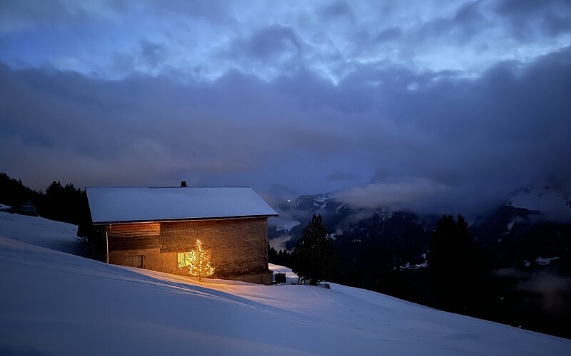 Weihnachten Eggberge ¦ ©Foto Maggie J.Christen-Zurfluh