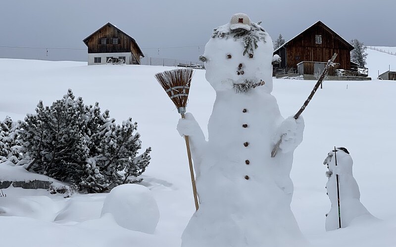 Schneemann Eggberge ¦ ©Foto Maggie J.Christen-Zurfluh