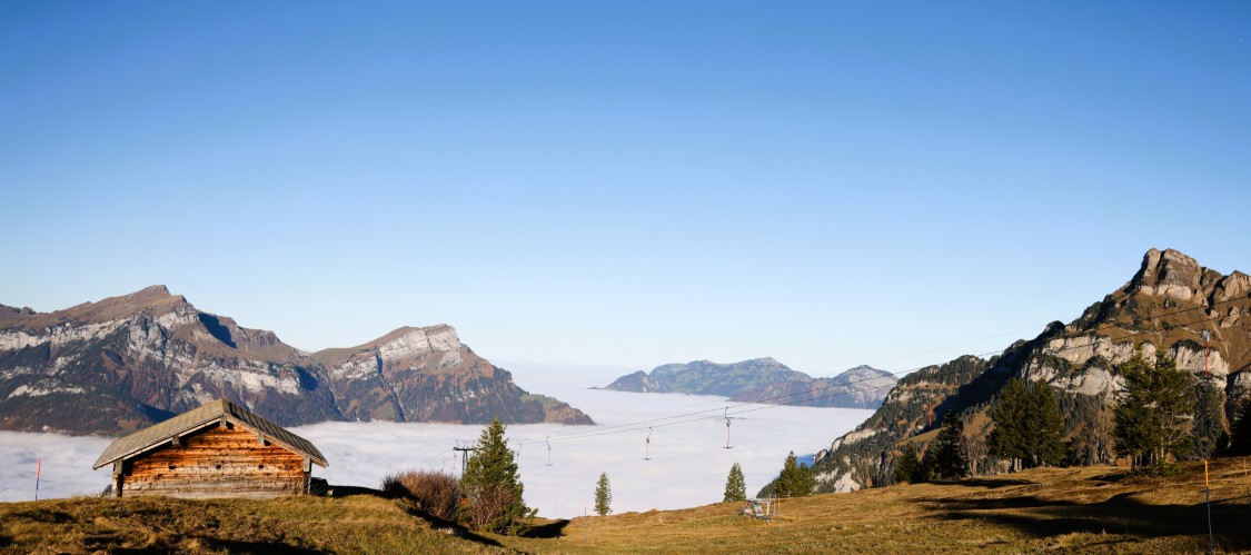 Nebelmeer Eggberge ¦ ©Foto Maggie J.Christen-Zurfluh