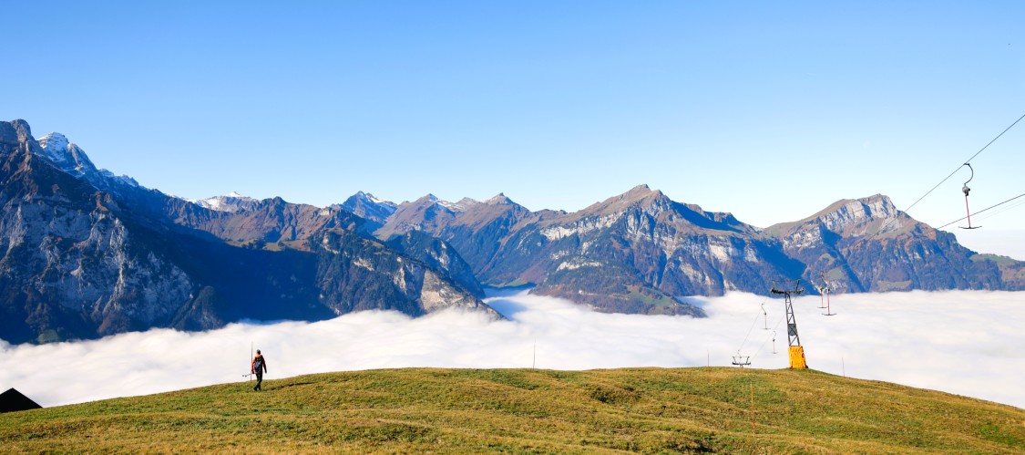 Nebelmeer Eggberge ¦ ©Foto Maggie J.Christen-Zurfluh